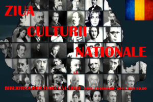 Ziua Culturii Nationale care va avea loc la Biblioteca Judeteana in data de 16 ianuarie 2017.